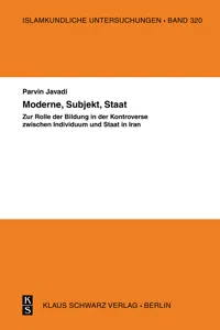 Moderne, Subjekt, Staat_cover