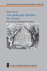 Vier apokryphe Schriften der Drusen_cover