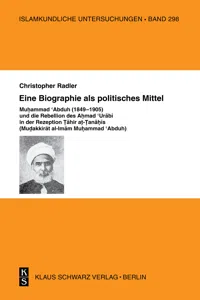 Eine Biographie als politisches Mittel_cover