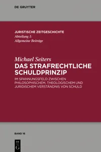 Das strafrechtliche Schuldprinzip_cover