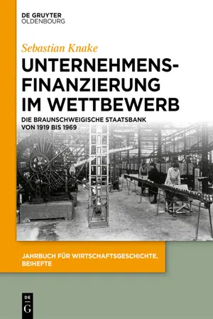 Unternehmensfinanzierung im Wettbewerb