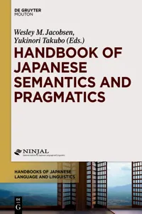 Handbook of Japanese Semantics and Pragmatics_cover