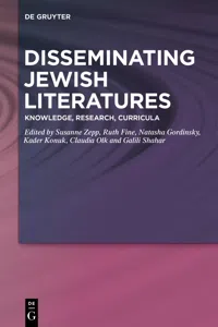 Disseminating Jewish Literatures_cover