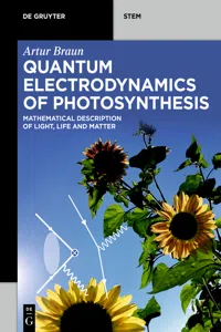 Quantum Electrodynamics of Photosynthesis_cover