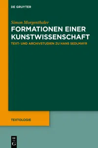 Formationen einer Kunstwissenschaft_cover