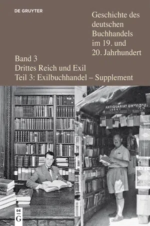 Verleger, Buchhändler und Antiquare aus Deutschland und Österreich in der Emigration nach 1933