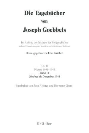 Oktober - Dezember 1944