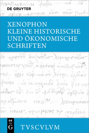 Kleine historische und ökonomische Schriften