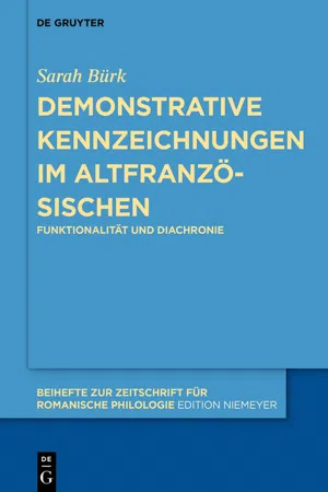 Demonstrative Kennzeichnungen im Altfranzösischen