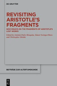 Revisiting Aristotle's Fragments_cover