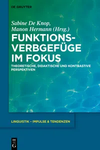 Funktionsverbgefüge im Fokus_cover