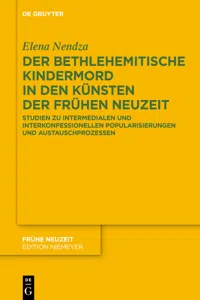 Der Bethlehemitische Kindermord in den Künsten der Frühen Neuzeit_cover