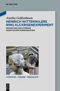 Heinrich Wittenwilers Ring als Krisenexperiment_cover