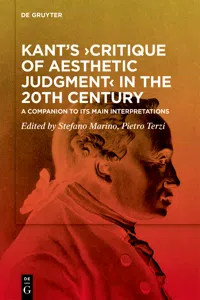 Kant's ›Critique of Aesthetic Judgment‹ in the 20th Century_cover