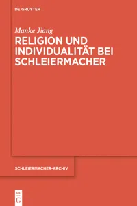 Religion und Individualität bei Schleiermacher_cover