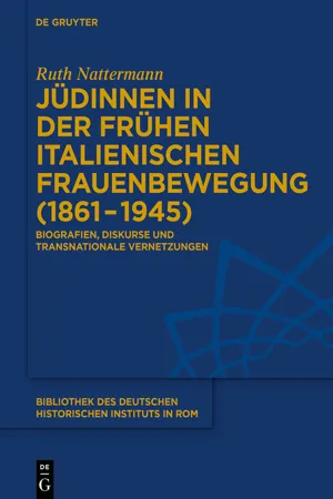 Jüdinnen in der frühen italienischen Frauenbewegung (1861–1945)