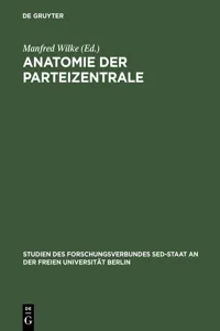 Anatomie der Parteizentrale_cover