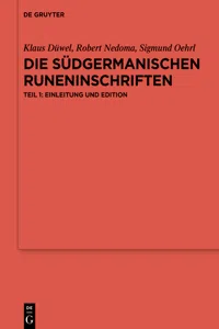 Die südgermanischen Runeninschriften_cover