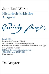 Leben des Quintus Fixlein, aus funfzehn Zettelkästen gezogen_cover