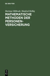 Mathematische Methoden der Personenversicherung_cover