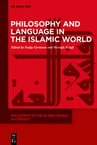 Philosophy and Language in the Islamic World_cover