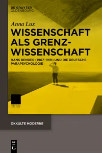 Wissenschaft als Grenzwissenschaft_cover