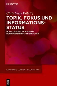 Topik, Fokus und Informationsstatus_cover