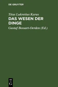 Das Wesen der Dinge_cover