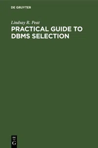 Practical Guide to DBMS Selection_cover