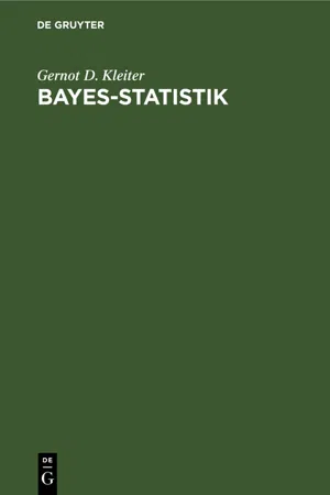 Bayes-Statistik