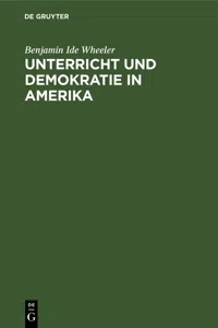 Unterricht und Demokratie in Amerika_cover