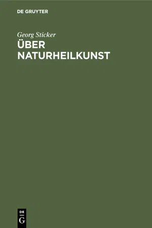 Über Naturheilkunst