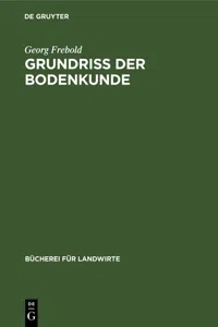 Grundriß der Bodenkunde_cover