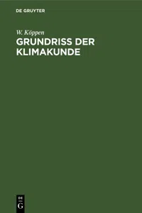 Grundriß der Klimakunde_cover