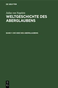 Die Idee des Aberglaubens_cover