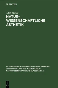 Naturwissenschaftliche Ästhetik_cover