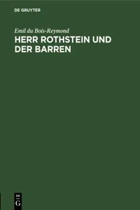 Herr Rothstein und der Barren_cover