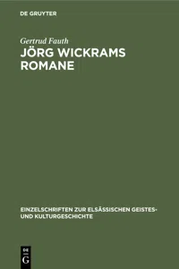 Jörg Wickrams Romane_cover