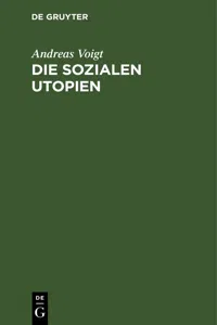 Die sozialen Utopien_cover