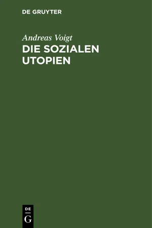 Die sozialen Utopien