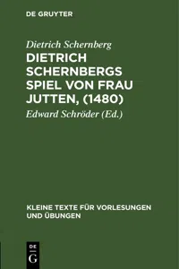 Dietrich Schernbergs Spiel von Frau Jutten_cover