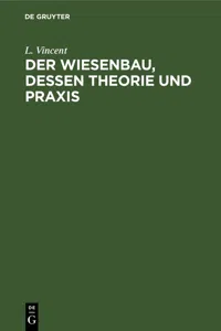 Der Wiesenbau, dessen Theorie und Praxis_cover