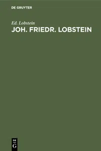 Joh. Friedr. Lobstein_cover