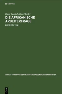 Die afrikanische Arbeiterfrage_cover