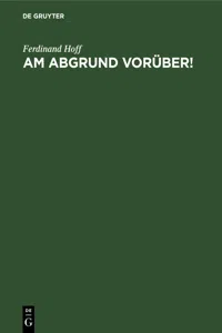 Am Abgrund vorüber!_cover