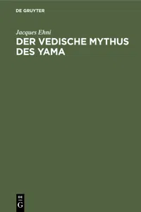 Der vedische Mythus des Yama_cover