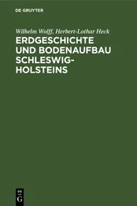 Erdgeschichte und Bodenaufbau Schleswig-Holsteins_cover