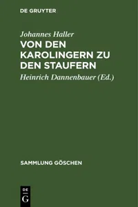 Von den Karolingern zu den Staufern_cover