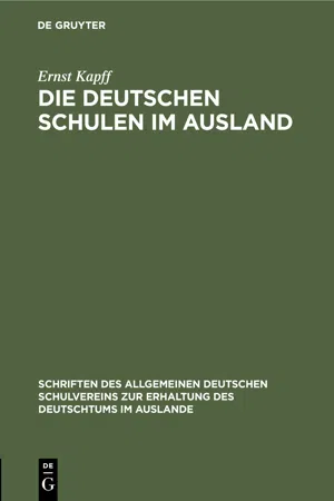 Die deutschen Schulen im Ausland