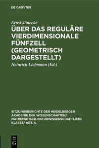 Über das reguläre vierdimensionale Fünfzell_cover